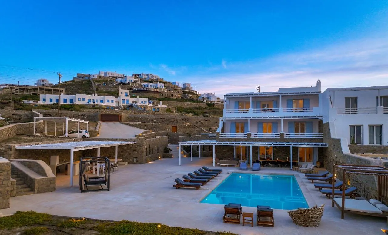 Mykonos Town Villa Majestic Ciel Private Beach יוון