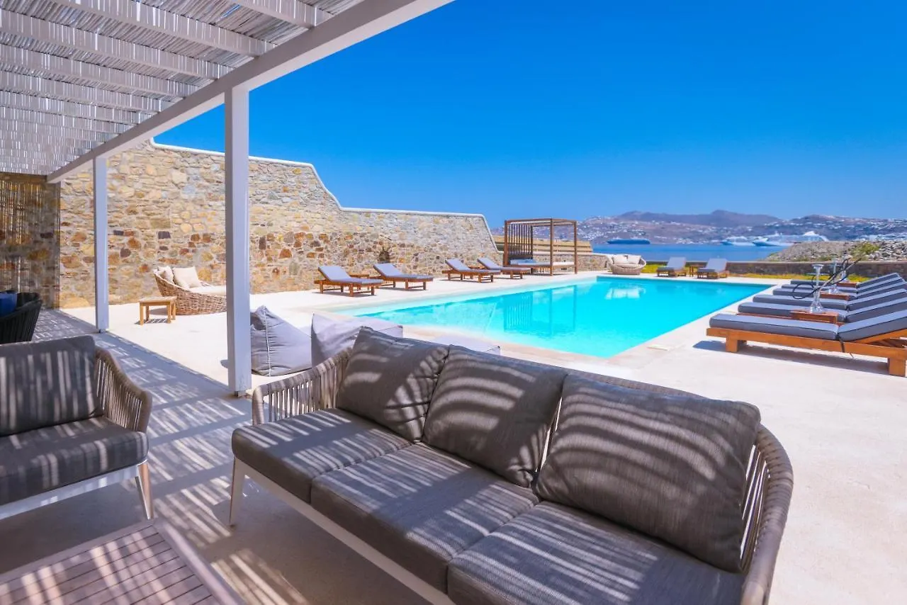 Mykonos Town Villa Majestic Ciel Private Beach יוון