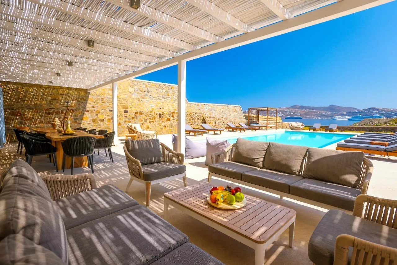 Mykonos Town Villa Majestic Ciel Private Beach יוון